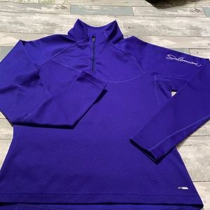 Salomon Ski 🎿 Royal Blue Sweater Acti-Therm